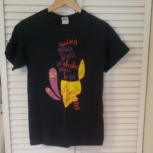Gildan Black Tee with Colorful Graphic